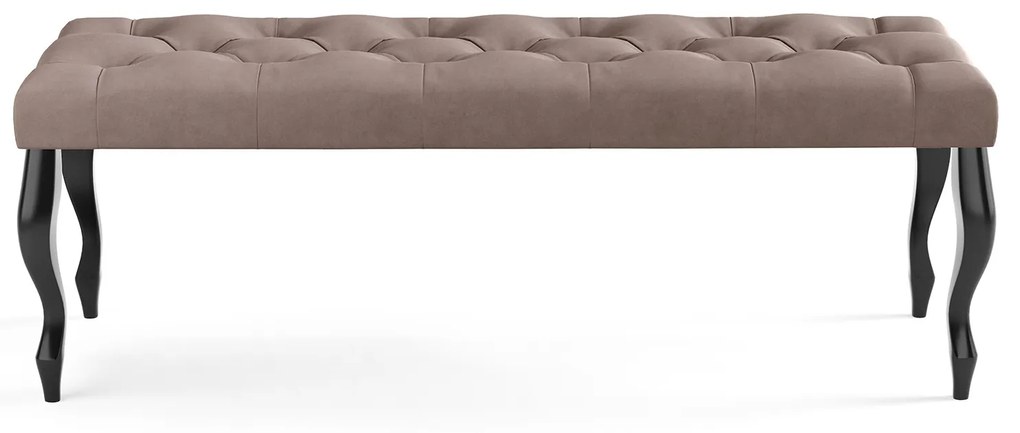 Lavica CHESTERFIELD 40x40 cm Svetlohnedá