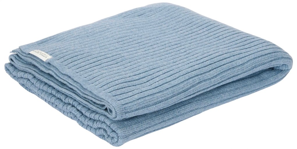 Deka pletená 70x100 cm Pure Denim Blue
