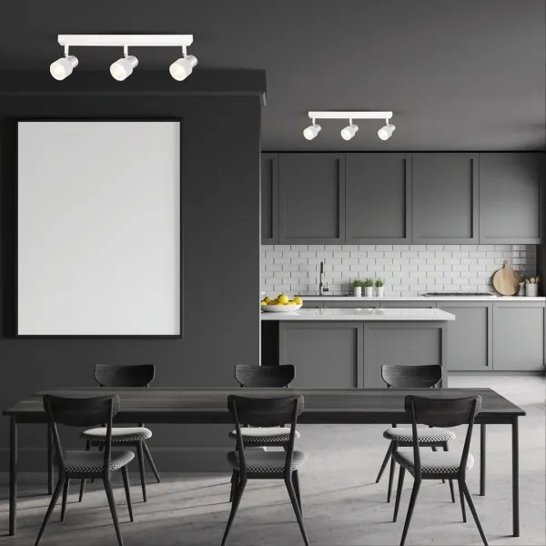 Bodové svietidlo CINO 3xGU10/8W/230V biela