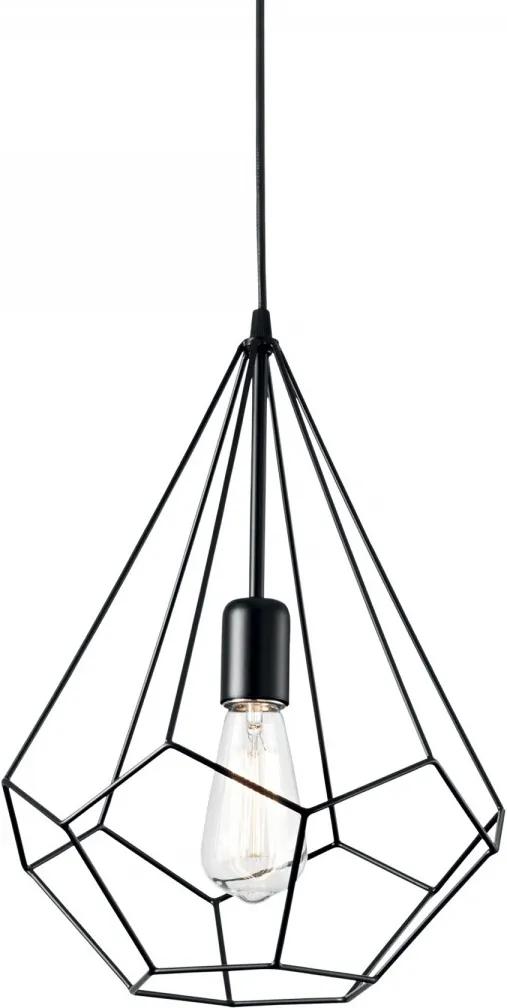 Ideal Lux 167367 luster Ampolla Rame 1x60W | E27