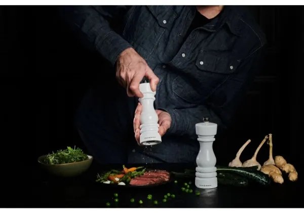 Cole&Mason - Sada mlynčekov na soľ a korenie LONDON 2 ks 18 cm buk/biela