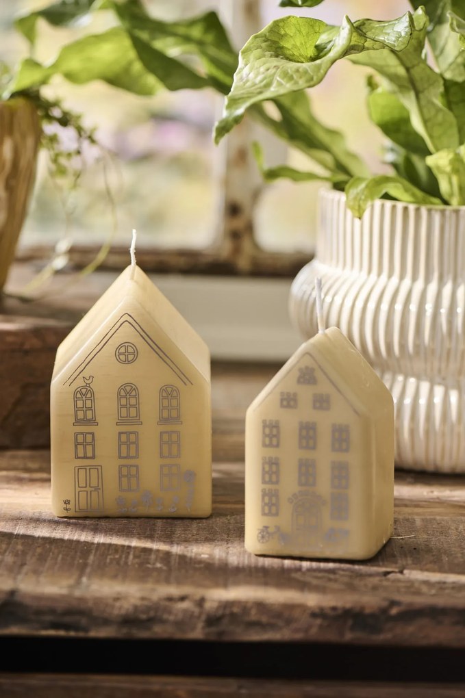 Ib Laursen Dekoratívna sviečka House 9 cm