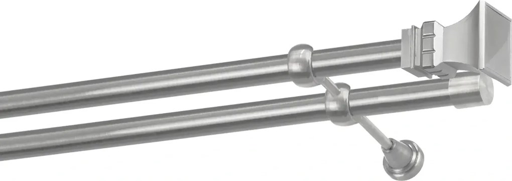 Garniže 25x25mm - dvojradové - VEŽA - satin