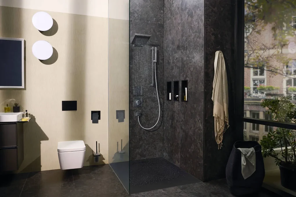 Hansgrohe Pulsify E, tyčová ručná sprcha 100 1jet EcoSmart+, chrómová, HAN-24321000