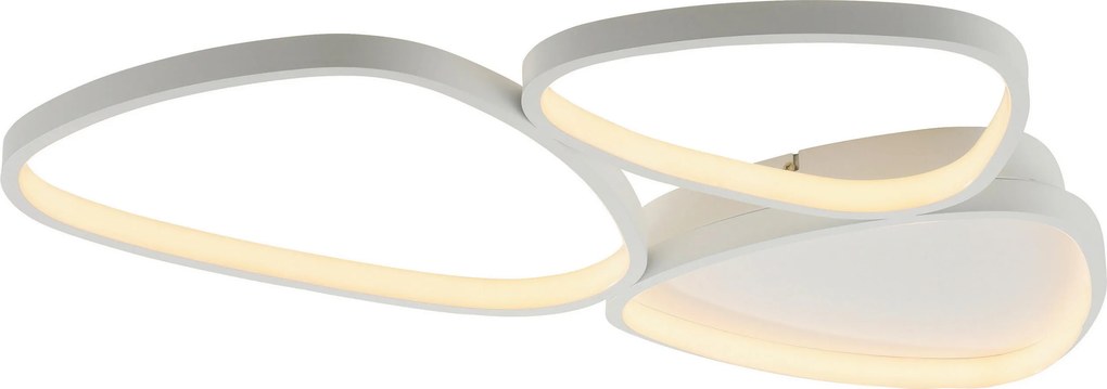 XXXLutz STROPNÉ LED SVIETIDLO, 69,5/46,5/6,2 cm - Interiérové svietidlá - 006930087201