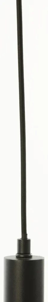 Sivé stropné svietidlo so skleneným tienidlom ø 21 cm Lekar - Light & Living