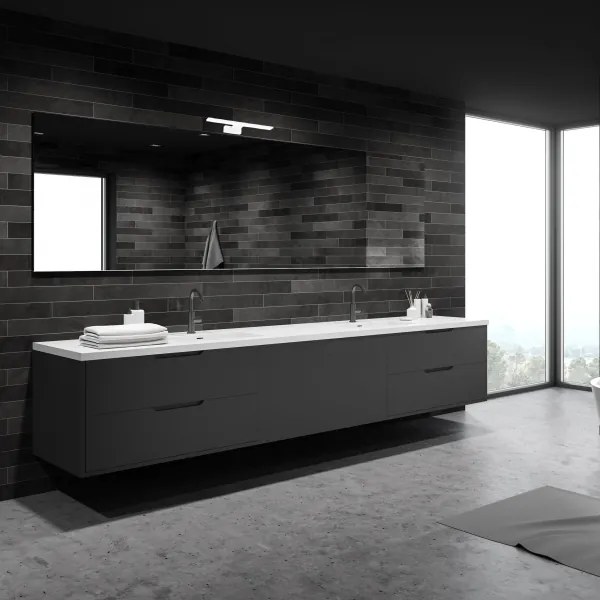 LED kúpeľňové nástenné svietidlo SHINE LED/7W/230V 30 cm IP44 biela