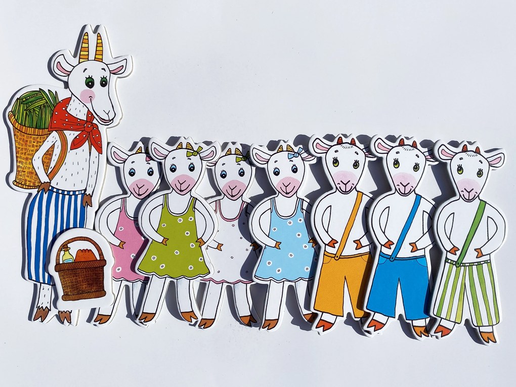 MARIONETINO Bábky a kulisy k rozprávke O kozliatkach