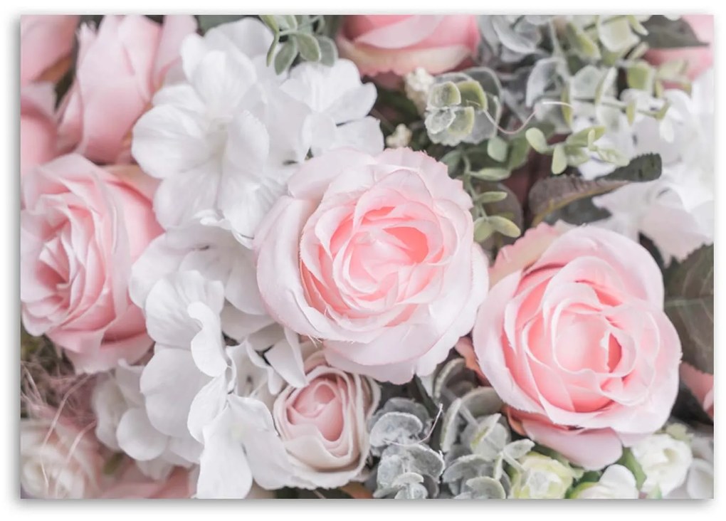 Gario Obraz na plátne Ružové ruže Rozmery: 60 x 40 cm