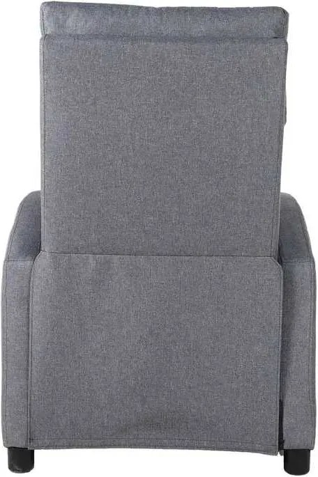 LuxuryForm DESIGN Televízne kreslo RUFO s polohovaním - sivé