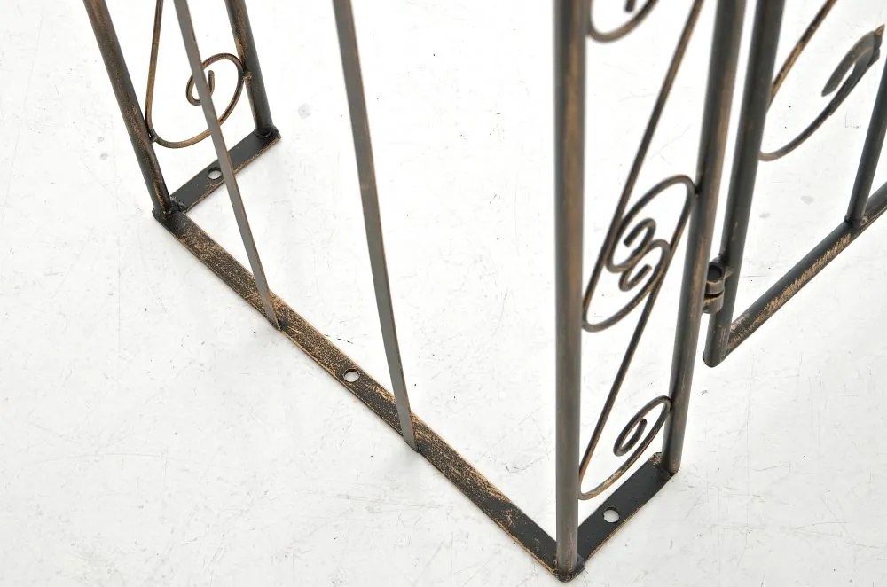 Oblúk na ruže Sima s bránkou - Bronzová