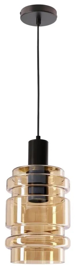 Luster na lanku RADON 1xE27/40W/230V dymovo-béžový