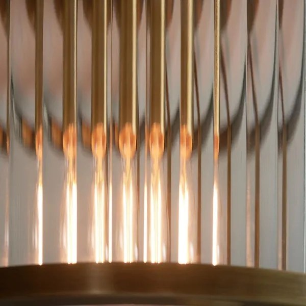 Endon 106265 - Stropné svietidlo RIDGETON 1xE27/10W/230V mosadzné