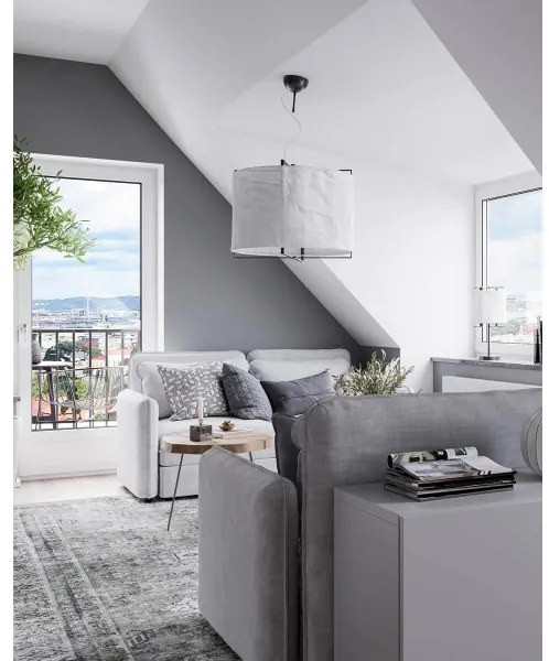 ByRydens 4201950-5000 - Závesné svietidlo na lanku SOFTY 1xE27/5W/230V