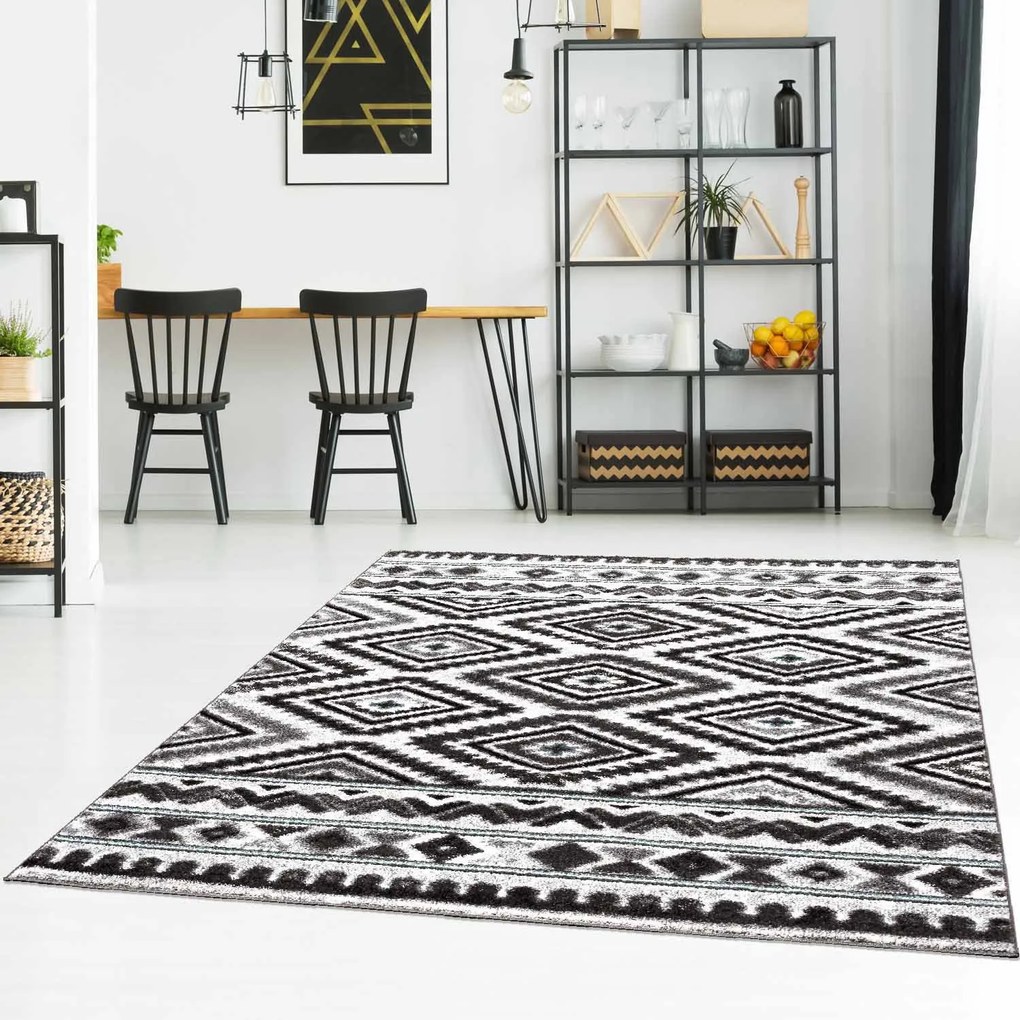 Dekorstudio Moderný koberec MODA SOFT sivo modrý 1129 Rozmer koberca: 120x160cm