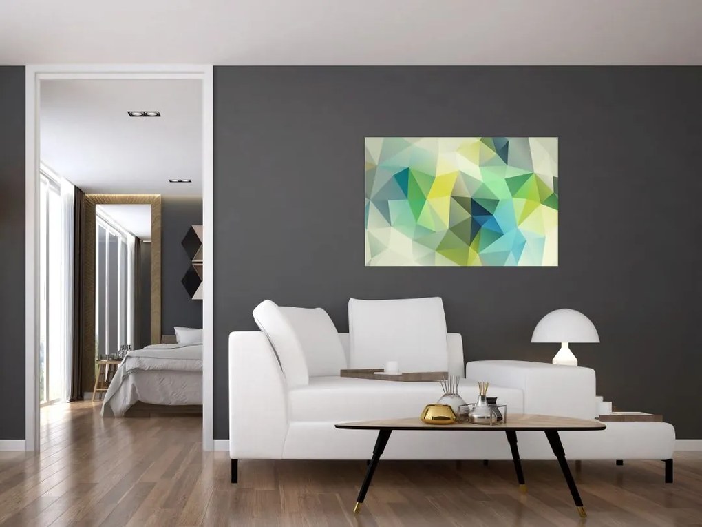 Obraz geometrické abstrakcie (90x60 cm)