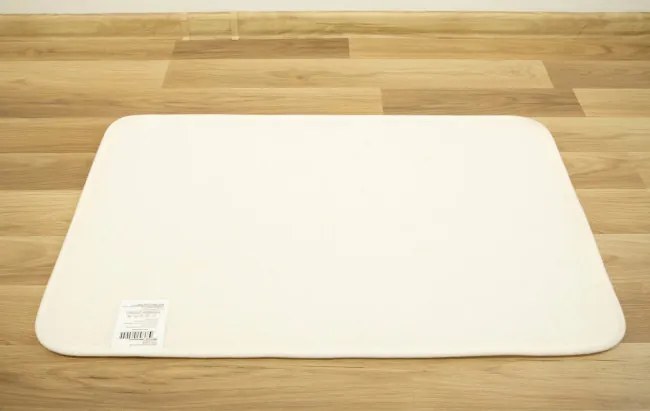 Kúpeľňový koberček Coral Velvet krémový