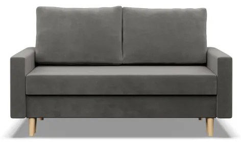 Dvojmiestna pohovka BLANK Elegant rozkladacia, svetlosivá