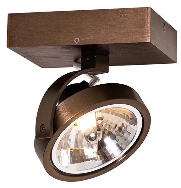 Dizajnové bodové svetlo tmavo bronzové otočné a naklápateľné - Go