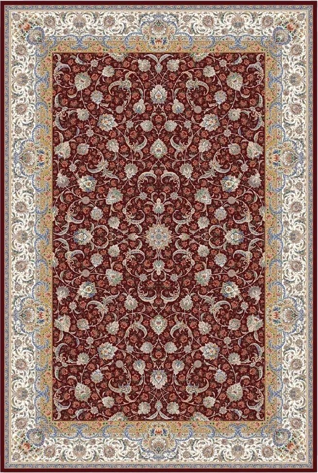 BE Koberec Sultan 1200 Red – červený obdĺžnikový Rozmer: 150x225 cm