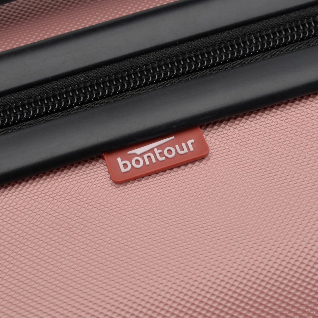 Kabínový kufor na 4 kolieskach 55x39x20cm Rose gold farba