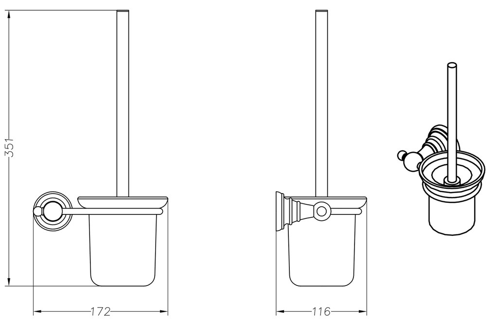 Sapho Sapho, DIAMOND WC kefa, bronz, 1318-08
