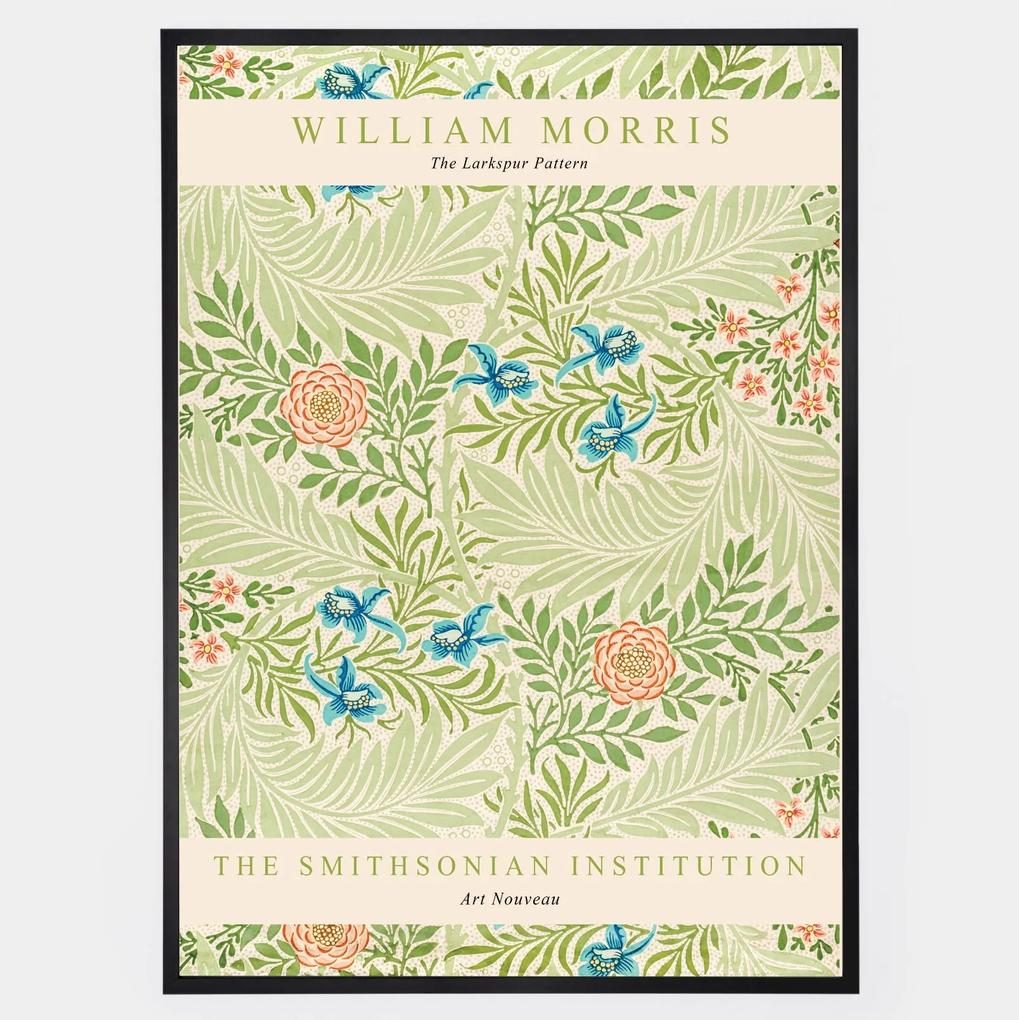 Plagát The Larkspur Pattern | William Morris