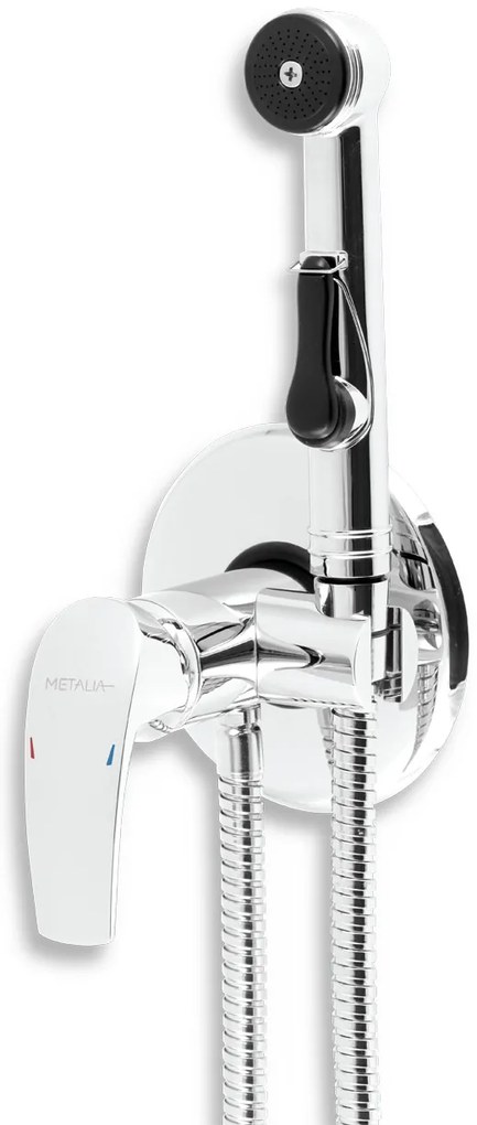 Novaservis Metalia 57, bidetová podomítková batéria, chrómová, 57211,0