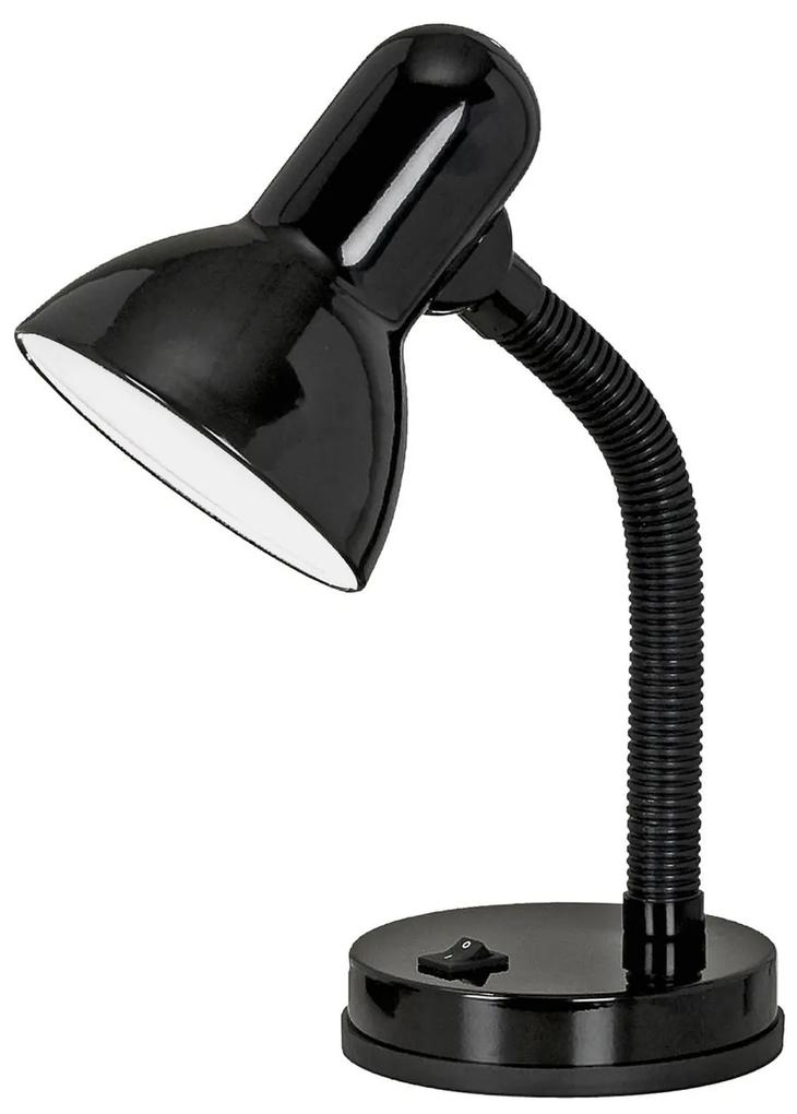 EGLO Stolová lampa do kancelárie BASIC, čierna