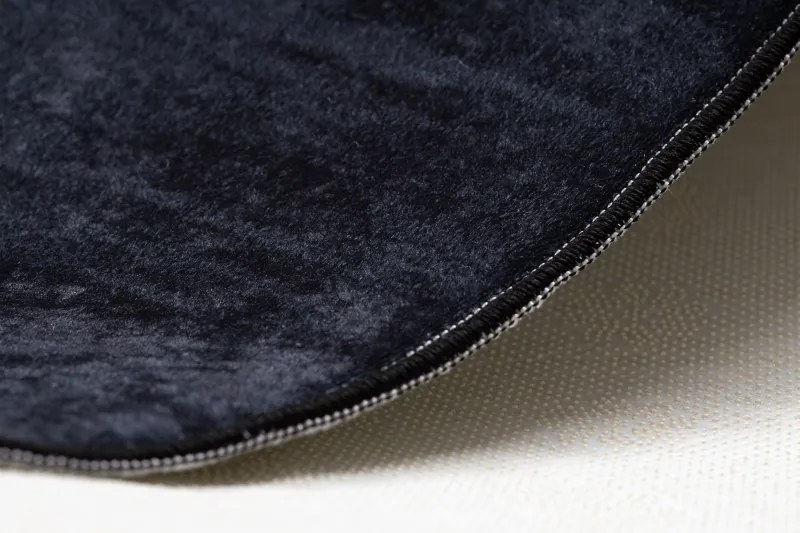 Kusový koberec Bambino 2104 Game Over black, 120x170, čiernobiela, chodba / predsieň, Dywany Łuszczów