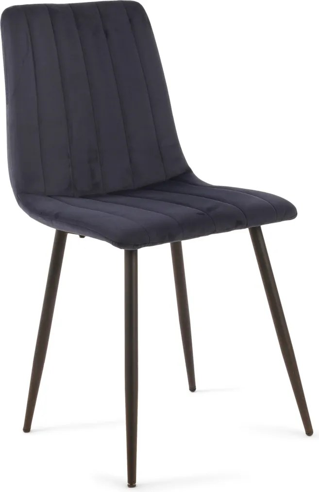 Jedálenská stolička Harry, tmavo modrá látka