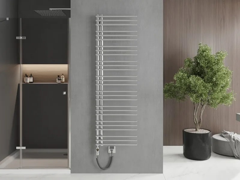 Mexen Neptun, elektrické vykurovacie teleso 1600 x 500 mm, 600 W, chrómová, W101-1600-500-2600-01