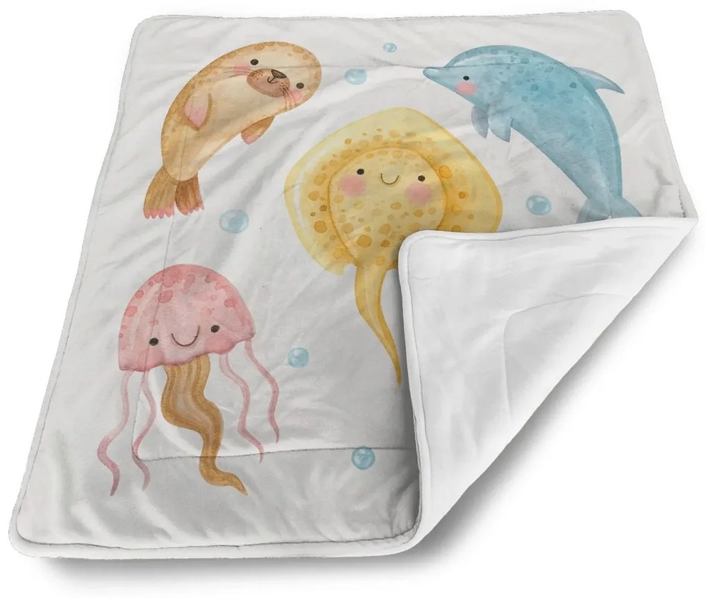 Sablio Deka pre bábätko Podmorská partia - 80x100 cm