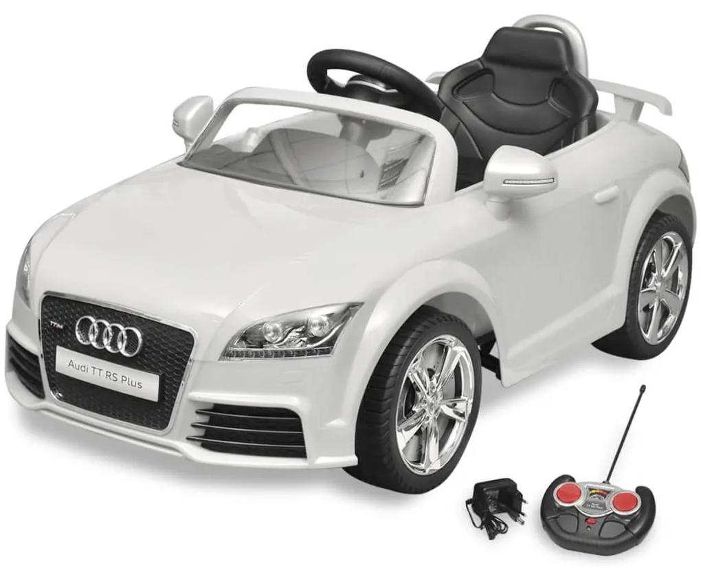 vidaXL Auto pre deti Audi TT RS s diaľkovým ovládaním biele
