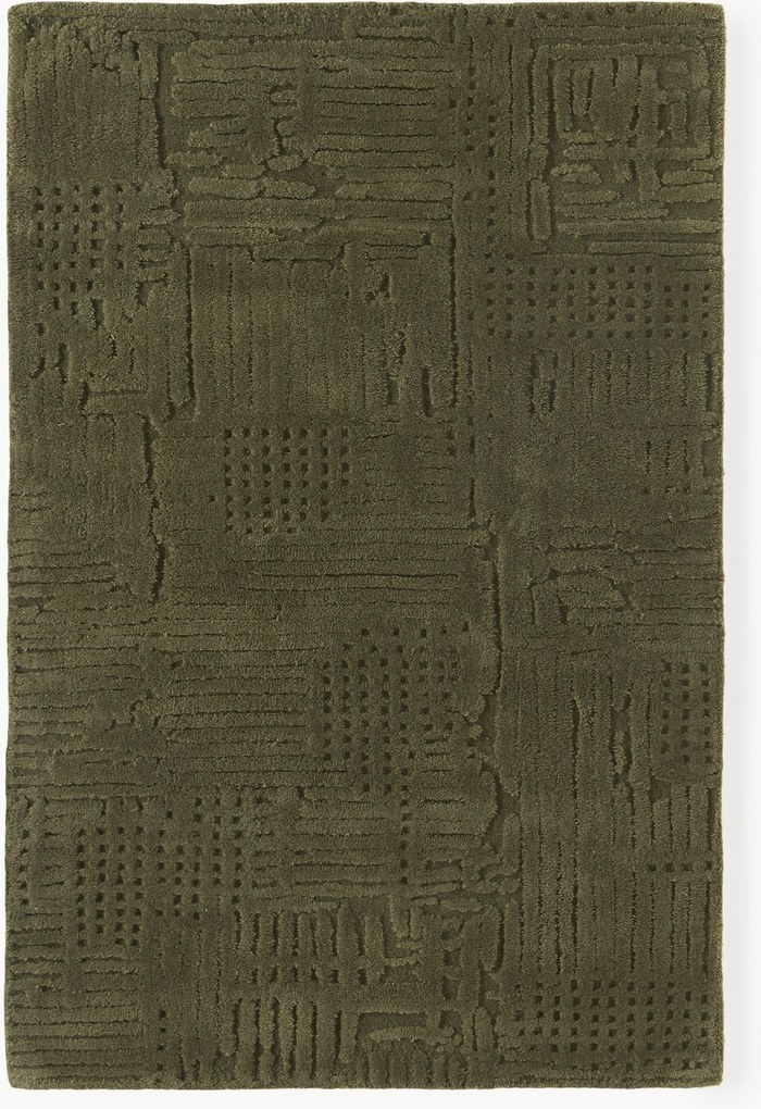 Ručne tuftovaný vlnený koberec Merima