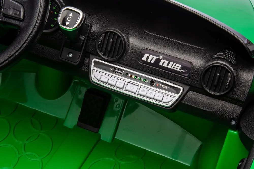 LEAN CARS Elektrické autíčko na batérie S322 4x4 zelené