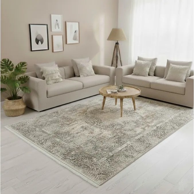 DC Koberec Exclusive 249 tmavá vizion zlatá Rozmer: 140×190 cm