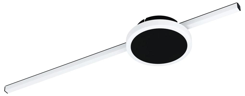 EGLO LED stropné designové osvetlenie SARGINTO, teplá biela, okrúhle, čierne
