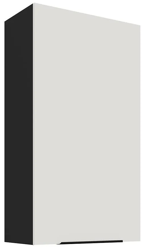 Kuchynská skrinka Aria-Wh/Bl Anti Fingerprint 60g-108 1f