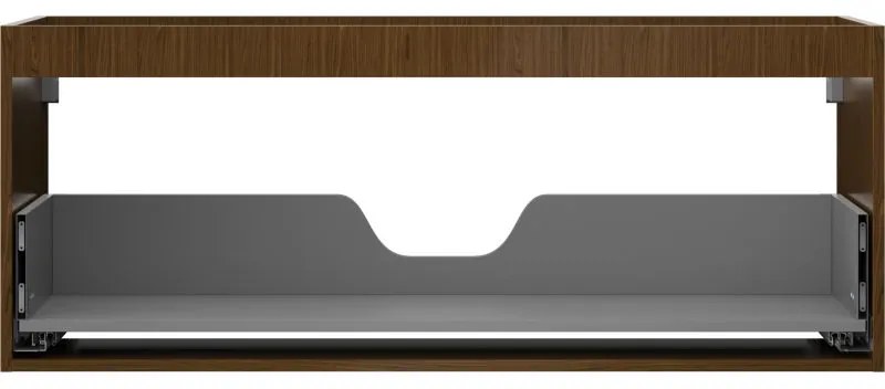 Mexen Box-A, závesná skrinka 120 cm, 1 zásuvka, orech, 91AX0-1200-470-1-86