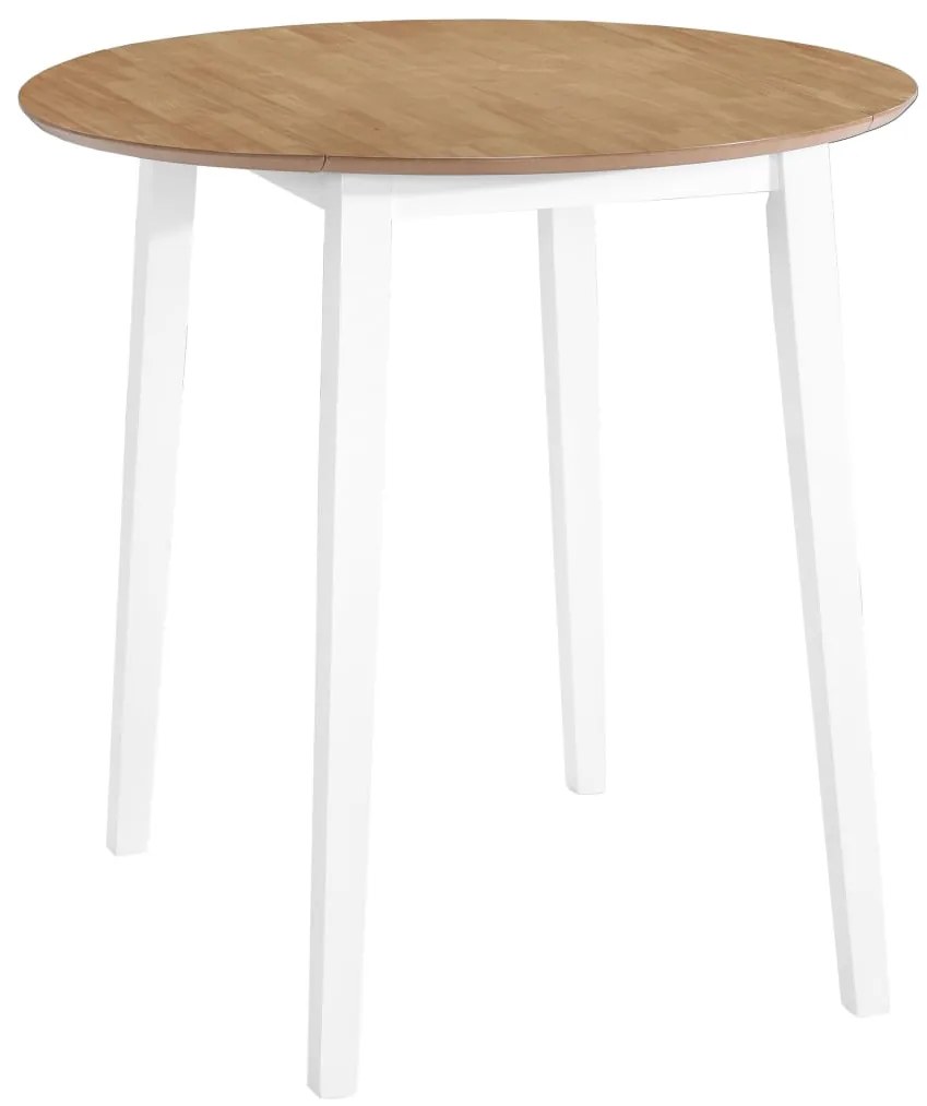 vidaXL Barový stôl, masívne drevo, 90x91cm, prírodná farba