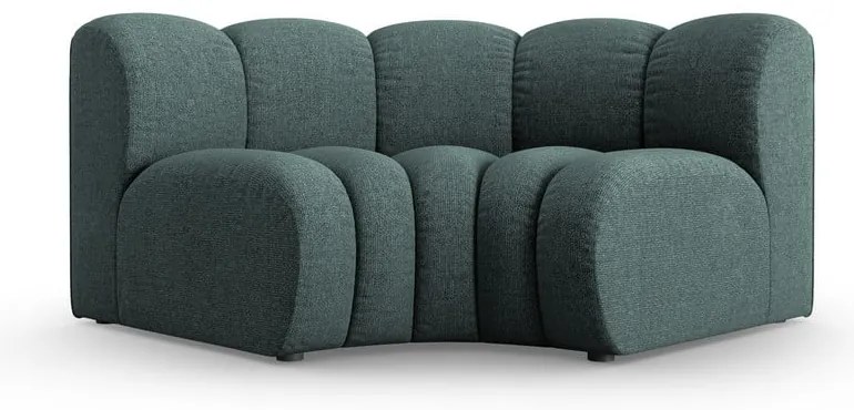 Tyrkysový ženilkový modul pohovky (variabilný roh) Lupine – Micadoni