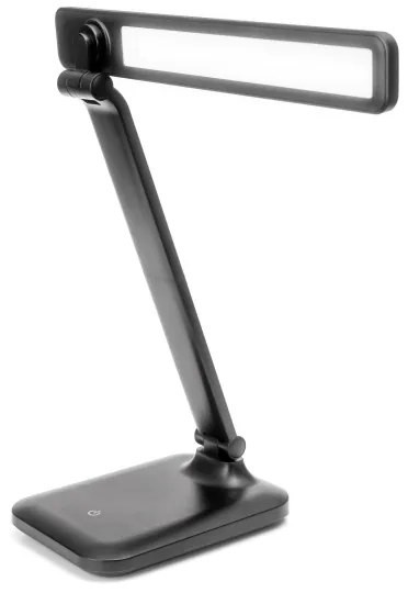 LED stmievateľná dotyková stolová lampa s USB portom REMUS LED/5W/230V čierna