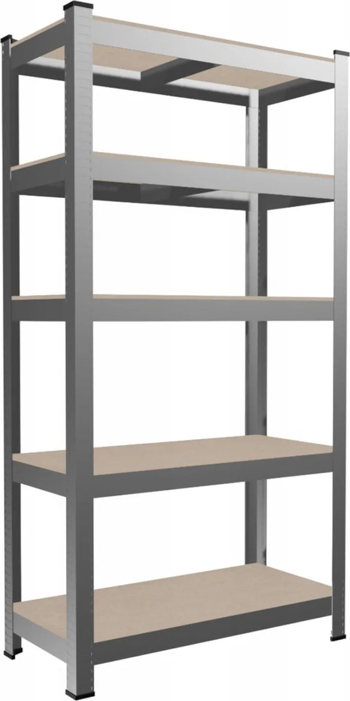 CH 5- policový kovový úložný regál Tosca IV. 180 x 90 x 30 cm