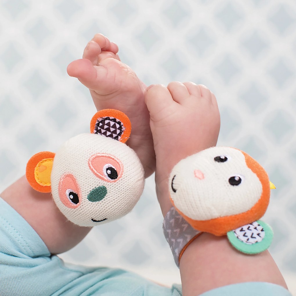 Hrkálky na ruku Opička a Panda