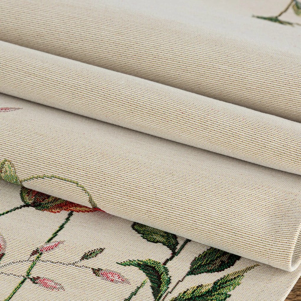 GOBELÍNOVÝ OBRUS NAT 40X100 CM VZOROVANÝ