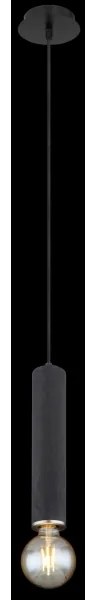 Globo 15499H - Luster na lanku MARION 1xE27/60W/230V čierne drevo