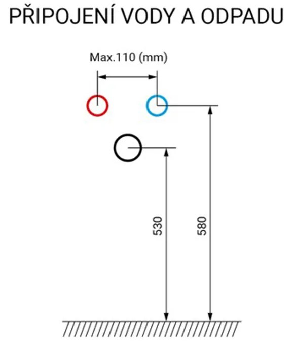 Mereo, Mereo Aira, kúpeľňová skrinka s umývadlom z liateho mramoru 101 cm, dub Halifax, MER-CN742M