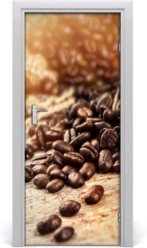 Fototapeta na dveře samolepící Zrnka kávy