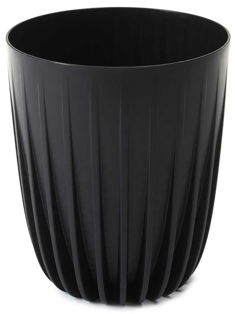 Kvetináč ODLÚPANÝ ECO VI 25 cm čierny